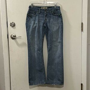 BKE Kate Women's Denim Blue Jeans Stretch Boot Cut Medium Wash Sz 28 x 31 1/2